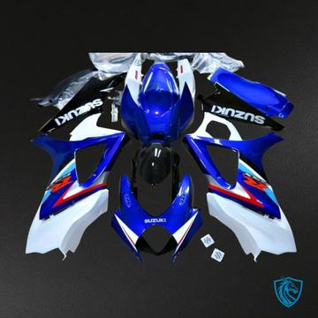 Suzuki GSXR1000 (2007-2008) Blue, White & Black Fairing Kit | ABS Bodywork
