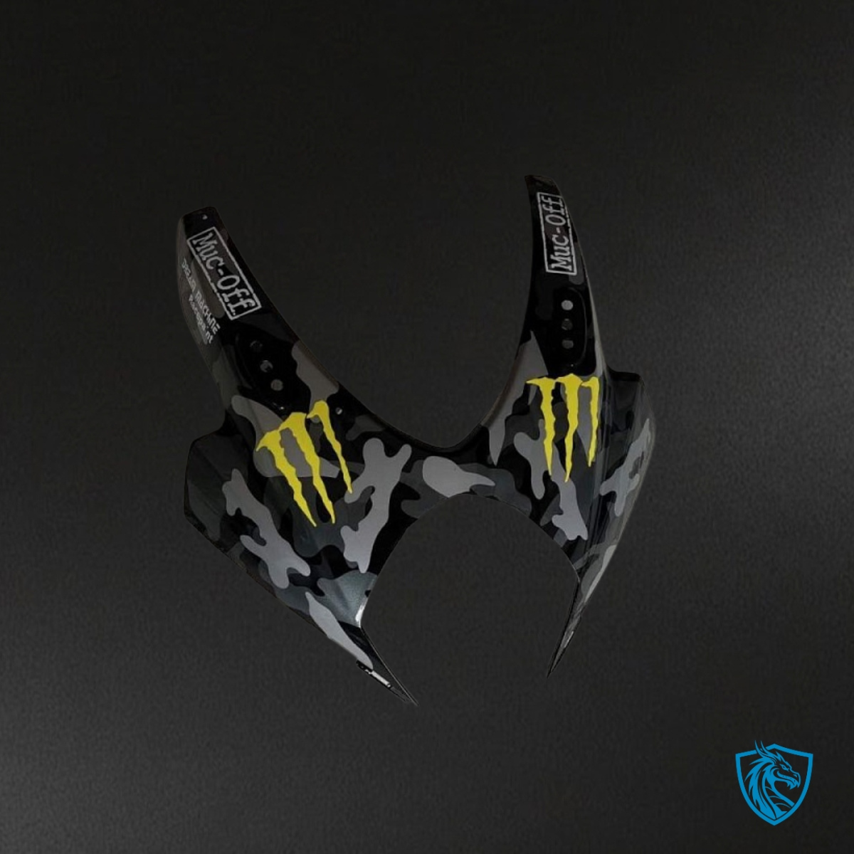 Suzuki GSXR1000 (2007-2008) Gray & Black camouflage - MERGEment Motorcycle Fairings Kit