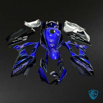 Suzuki GSXR1000 (2007-2008) Blue & Black - Custom ABS Fairing Kit