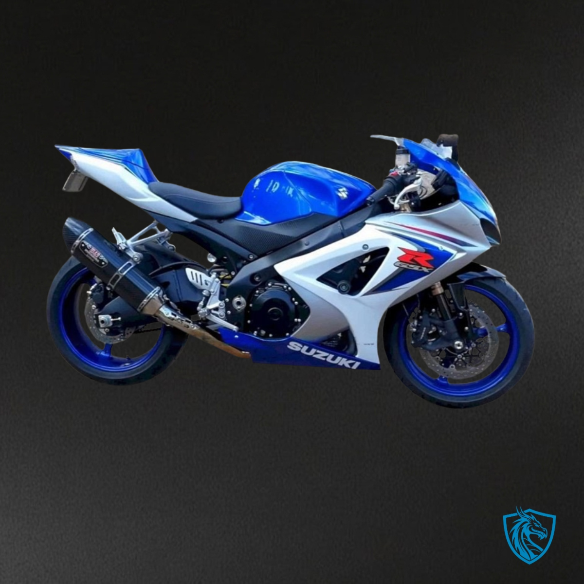 Suzuki GSXR1000 (2007-2008) White & Blue Fairing Kit | ABS Bodywork