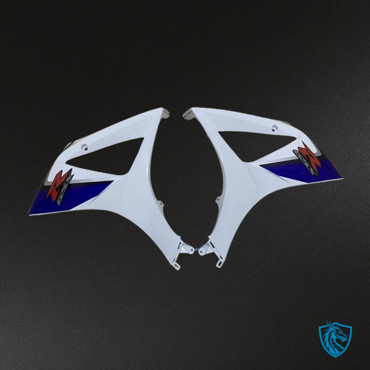 Suzuki GSXR1000 (2007-2008) White & Blue Fairing Kit | ABS Bodywork