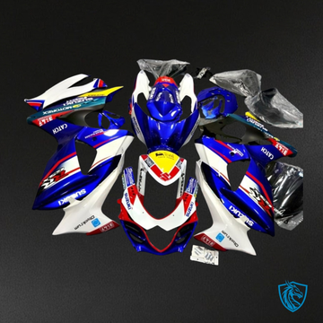 Suzuki GSXR1000 (2009-2016) Blue, White & Red - MERGEment Motorcycle Fairings Kit
