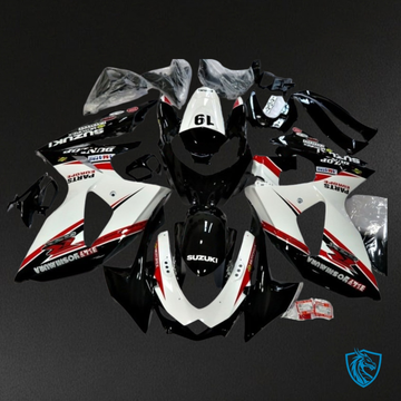 Suzuki GSXR1000 (2009-2016) Black & White - MERGEment Motorcycle Fairings Kit