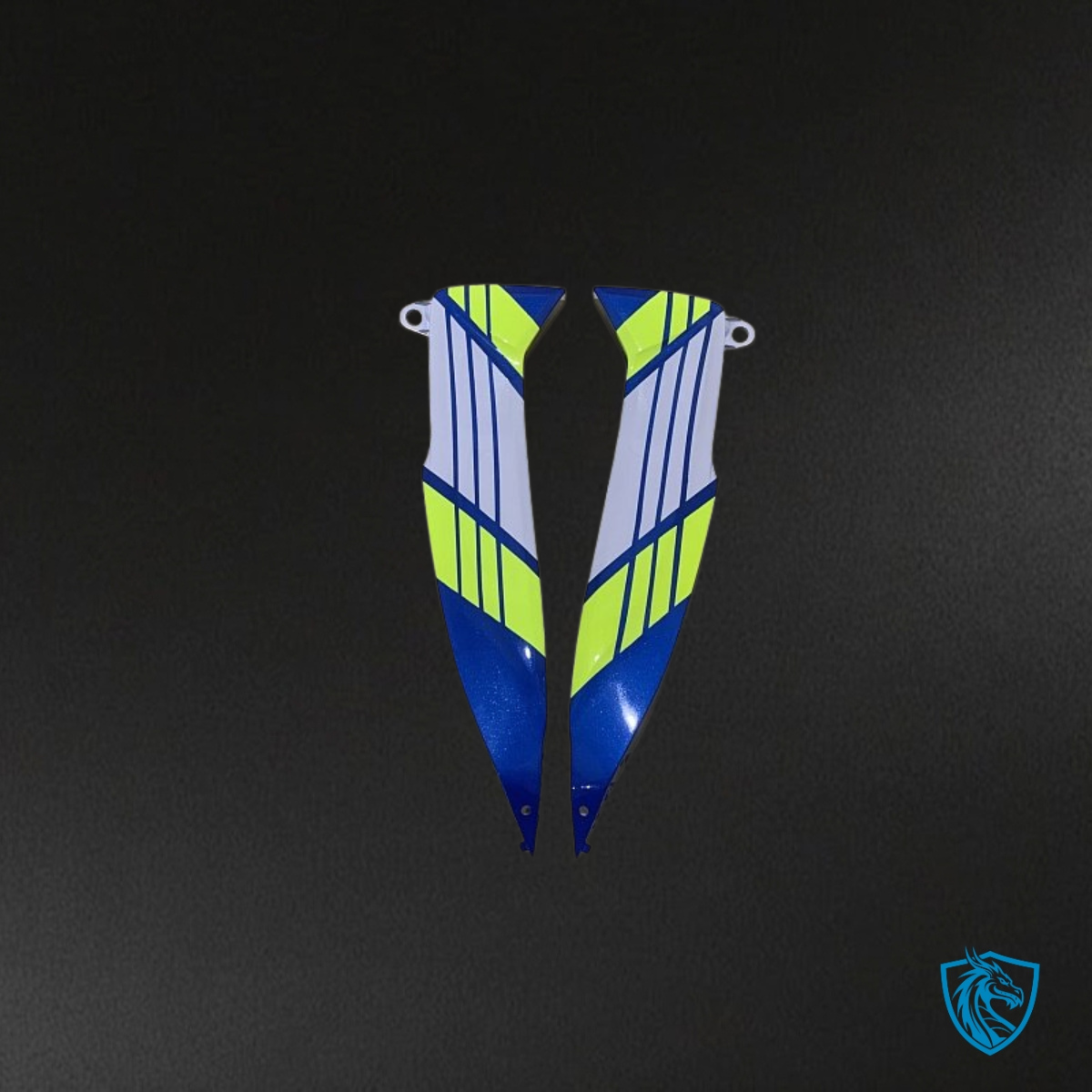 Suzuki GSXR1000 (2009-2016) Blue, Green & White - MERGEment Motorcycle Fairings Kit