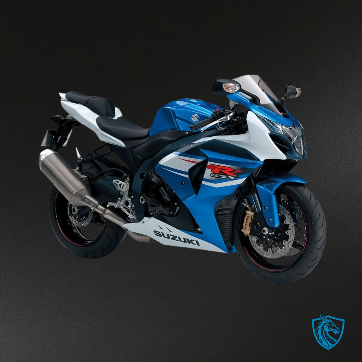 Suzuki GSXR1000 (2009-2016) Blue & White Fairing Kit - Aftermarket ABS Bodywork