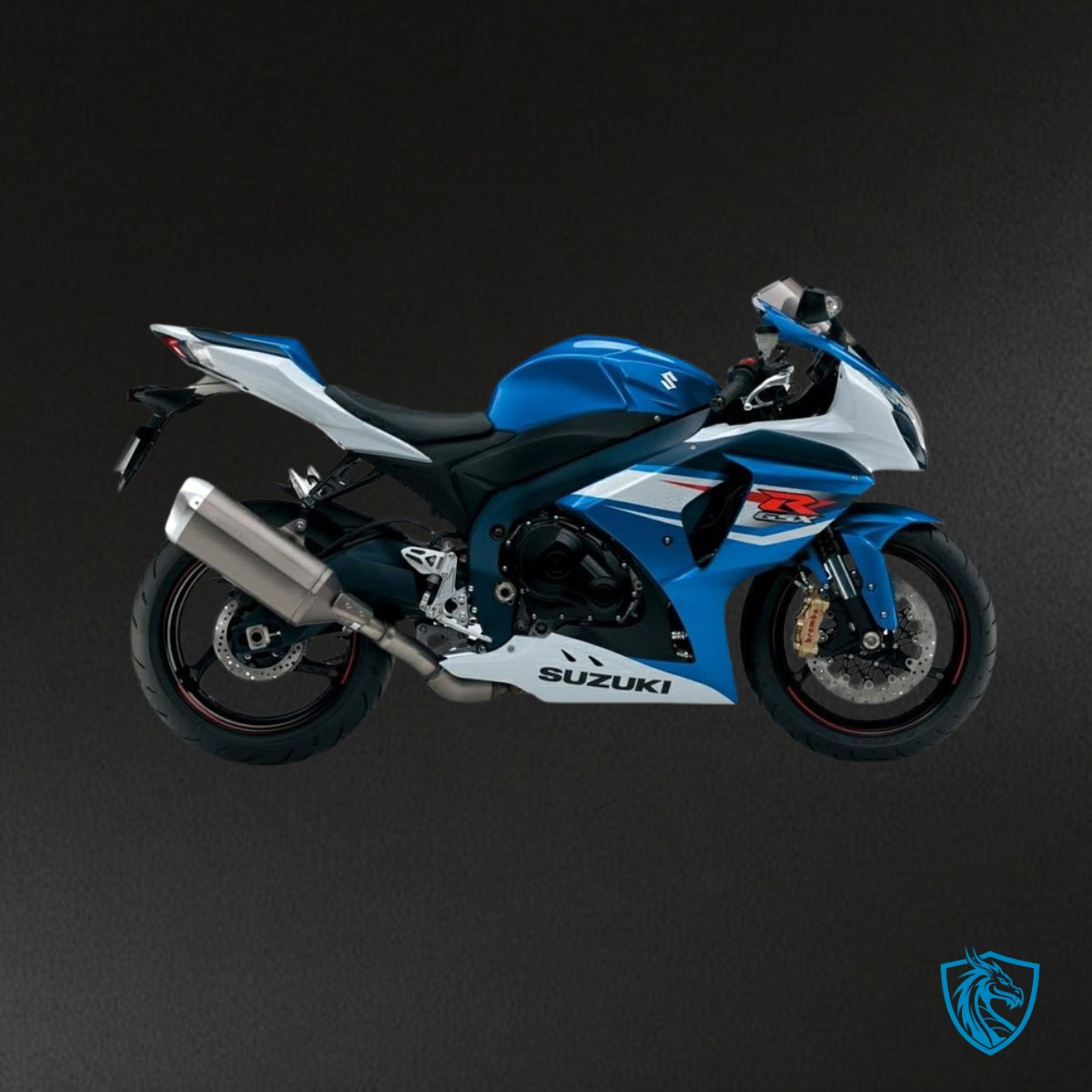 Suzuki GSXR1000 (2009-2016) Blue & White Fairing Kit - Aftermarket ABS Bodywork