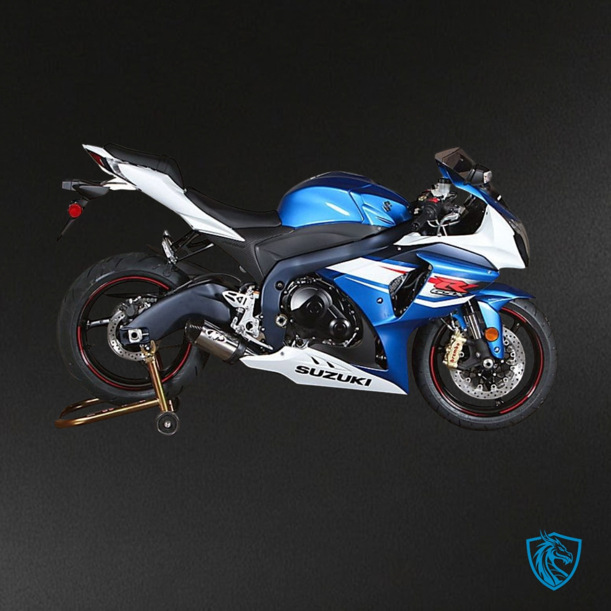 Suzuki GSXR1000 (2009-2016) Blue & White Fairing Kit - Aftermarket ABS Bodywork