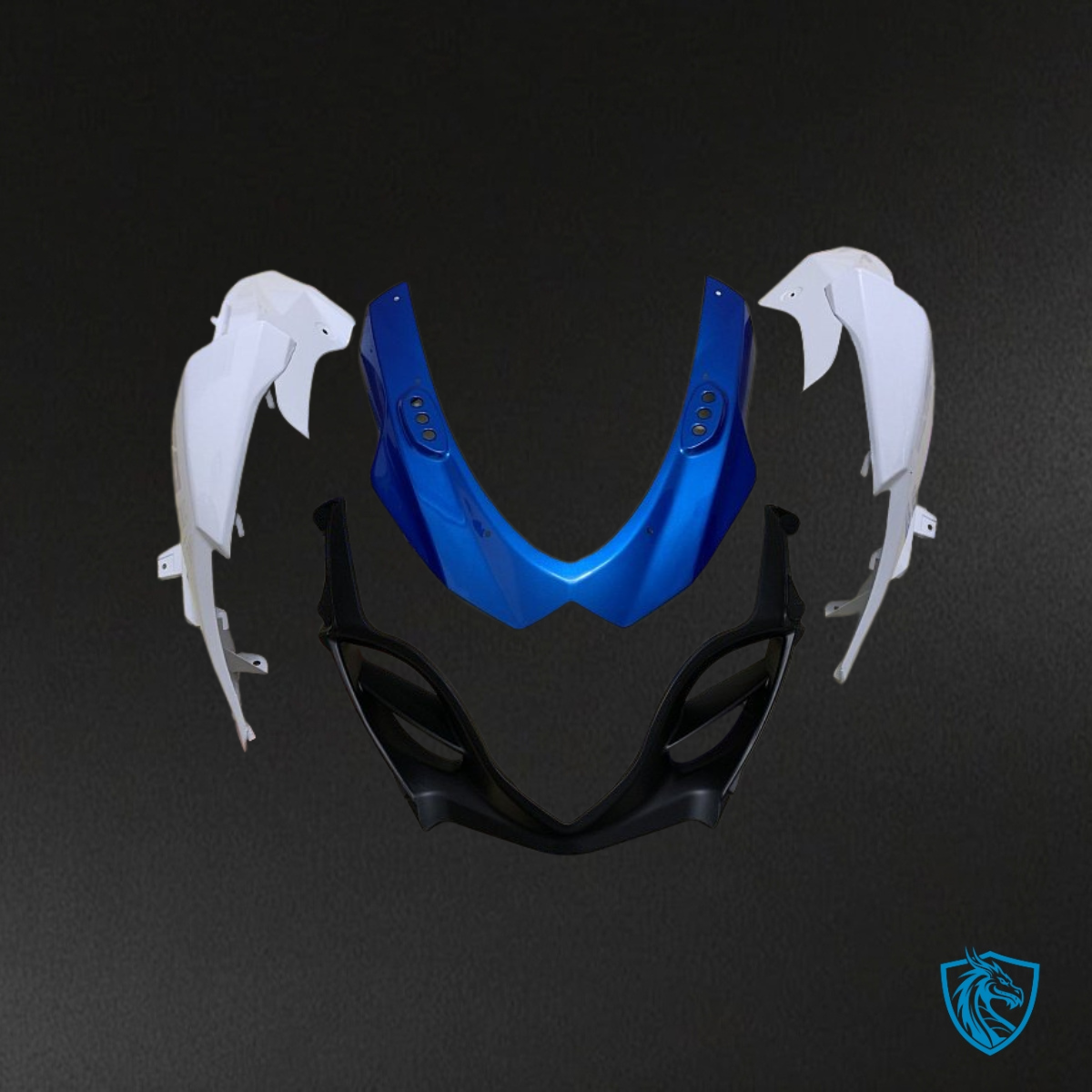 Suzuki GSXR1000 (2009-2016) Blue & White Fairing Kit - Aftermarket ABS Bodywork