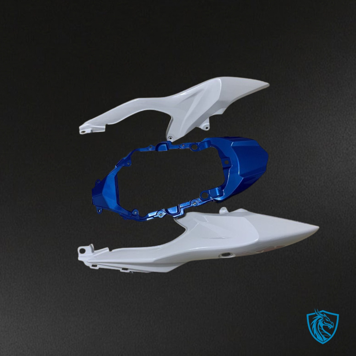 Suzuki GSXR1000 (2009-2016) Blue, White & Black - Custom ABS Fairing Kit
