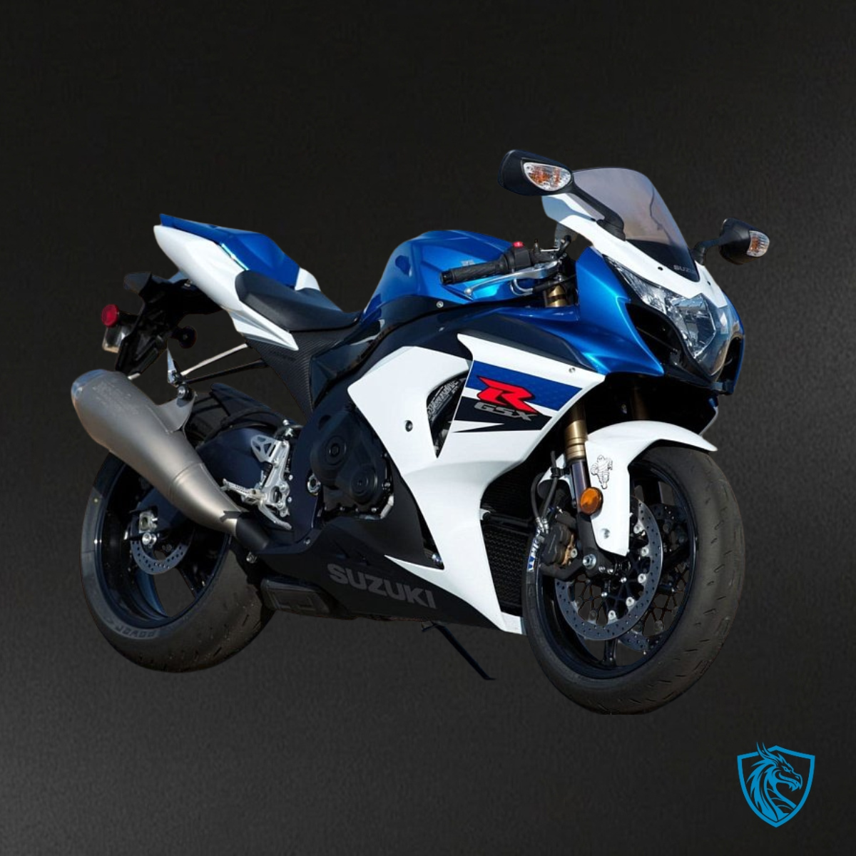 Suzuki GSXR1000 (2009-2016) Blue, White & Black - Custom ABS Fairing Kit