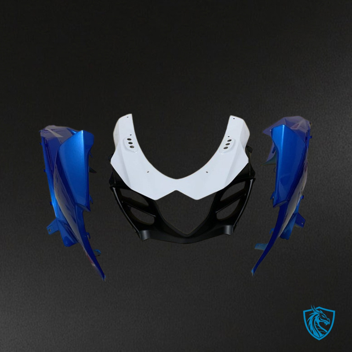 Suzuki GSXR1000 (2009-2016) Blue, White & Black - Custom ABS Fairing Kit