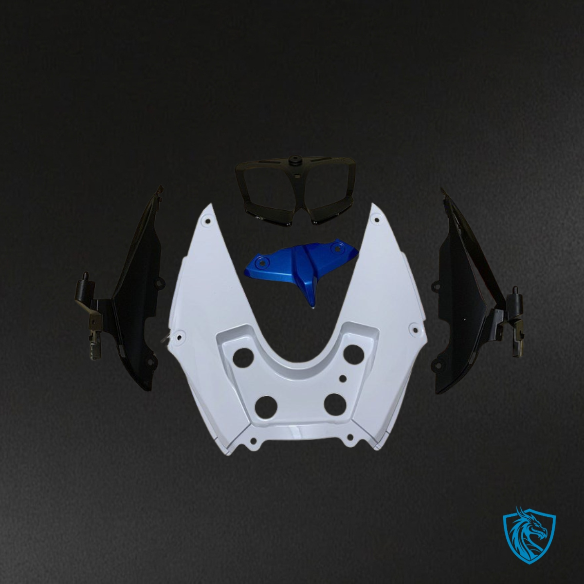 Suzuki GSXR1000 (2009-2016) Blue, White & Black - Custom ABS Fairing Kit