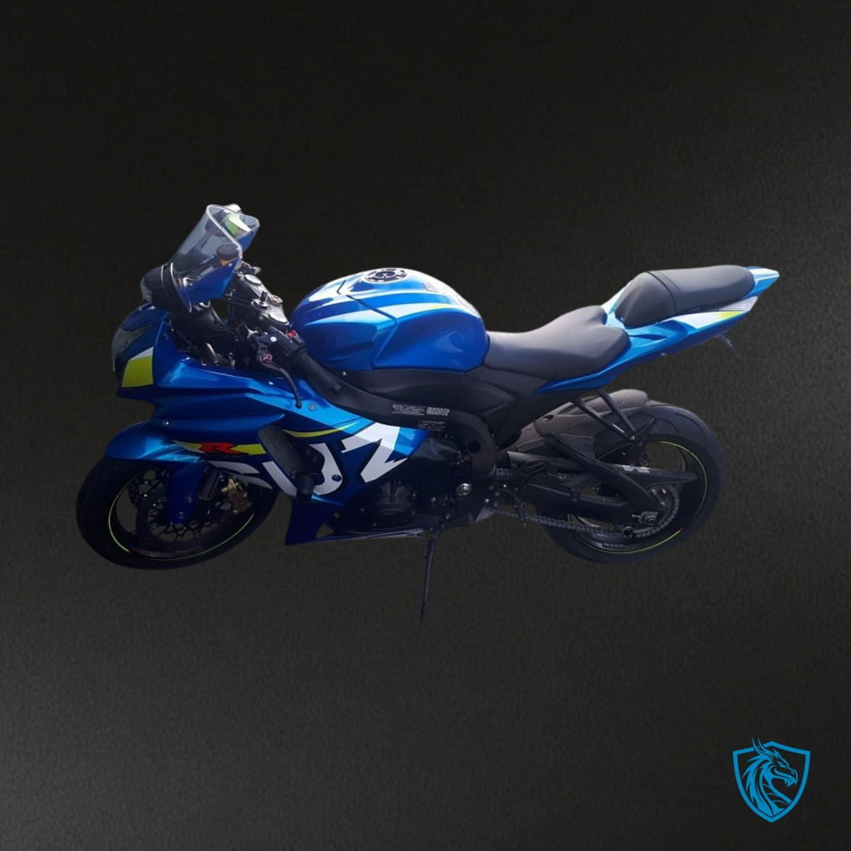 Suzuki GSXR1000 (2009-2016) Glossy Blue & White Fairing Kit - Aftermarket ABS Bodywork