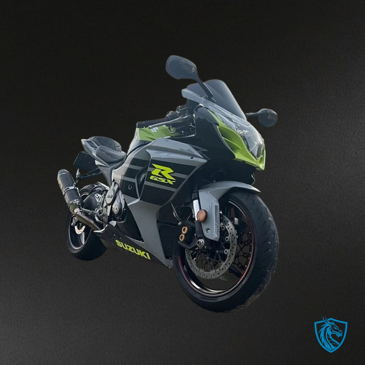 Suzuki GSXR1000 (2009-2016) Gray, Green & Black - MERGEment Motorcycle Fairings Kit
