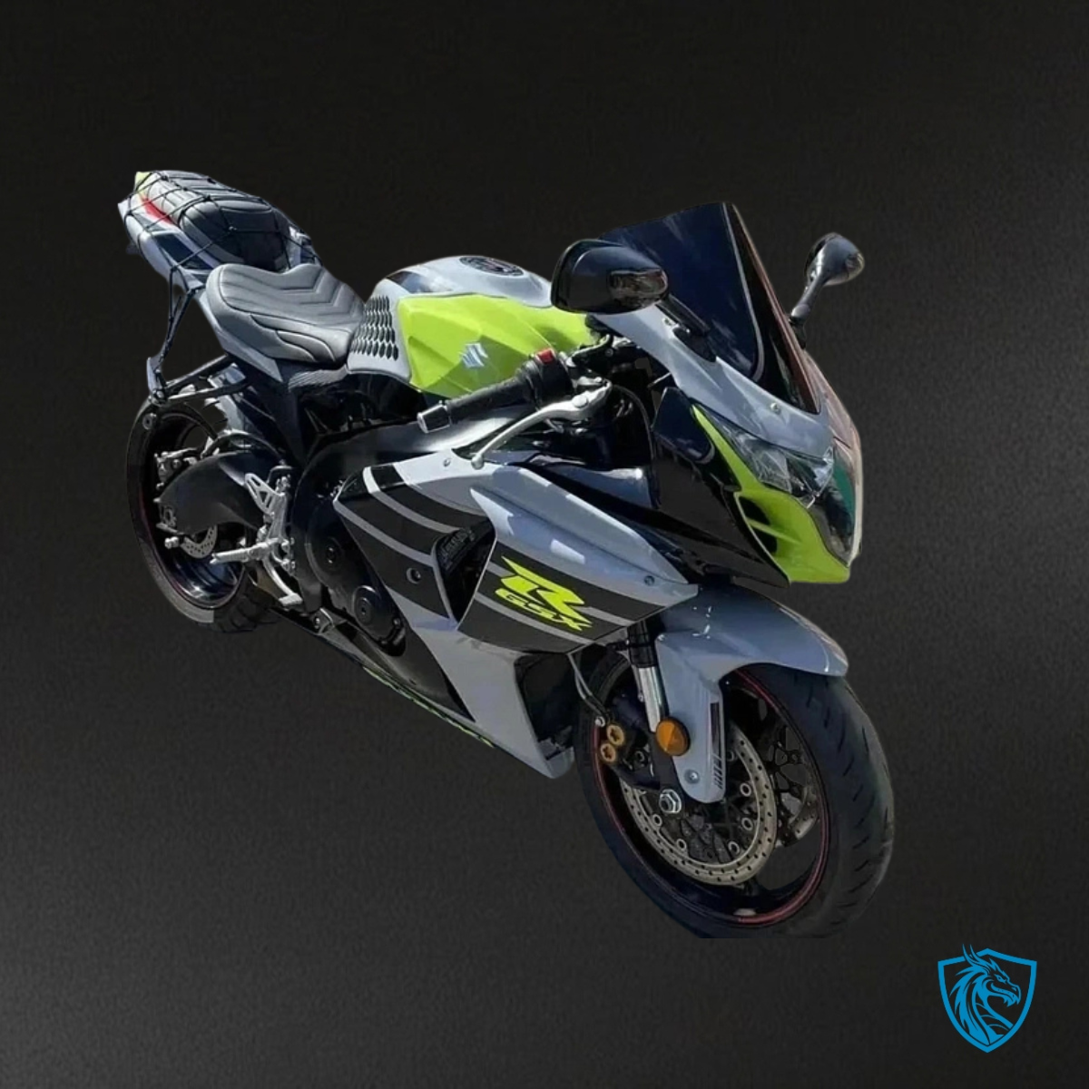 Suzuki GSXR1000 (2009-2016) Gray, Green & Black - MERGEment Motorcycle Fairings Kit