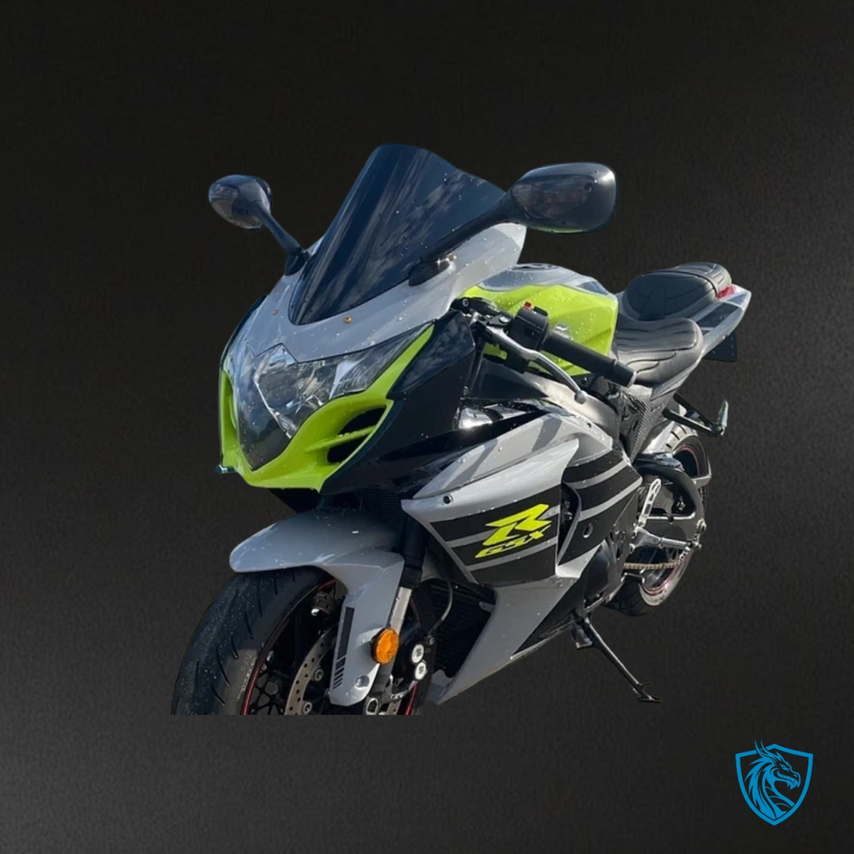 Suzuki GSXR1000 (2009-2016) Gray, Green & Black - MERGEment Motorcycle Fairings Kit