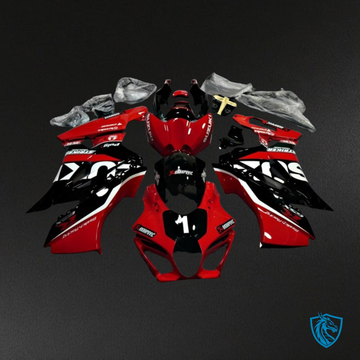 Suzuki GSXR1000 (2017-2020) Red, White & Black Fairing Kit - Aftermarket ABS Bodywork