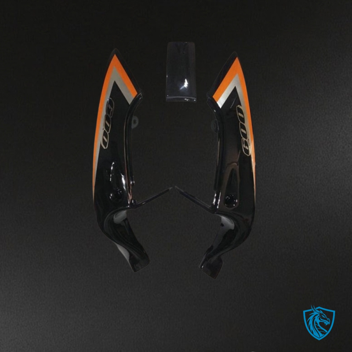 Suzuki GSXR600/750 (1997-2000) Orange & Black - MERGEment Motorcycle Fairings Kit