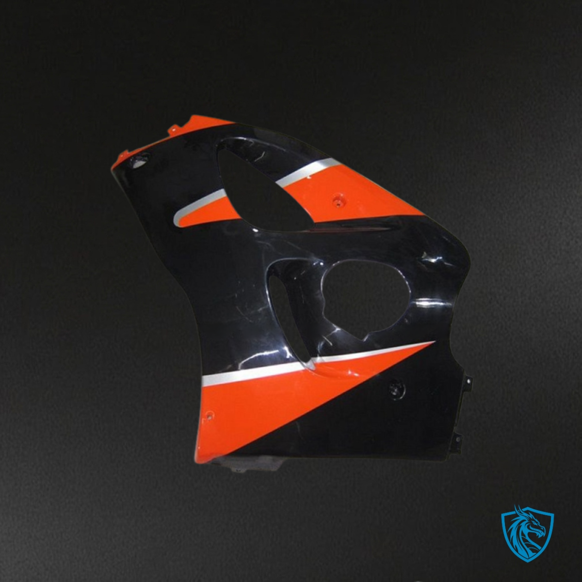 Suzuki GSXR600/750 (1997-2000) Red & Black without logo - Custom ABS Fairing Kit