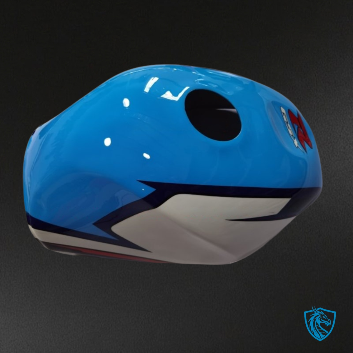 Suzuki GSXR600/750 (1997-2000) White, Blue & Black Fairing Kit - Aftermarket ABS Bodywork