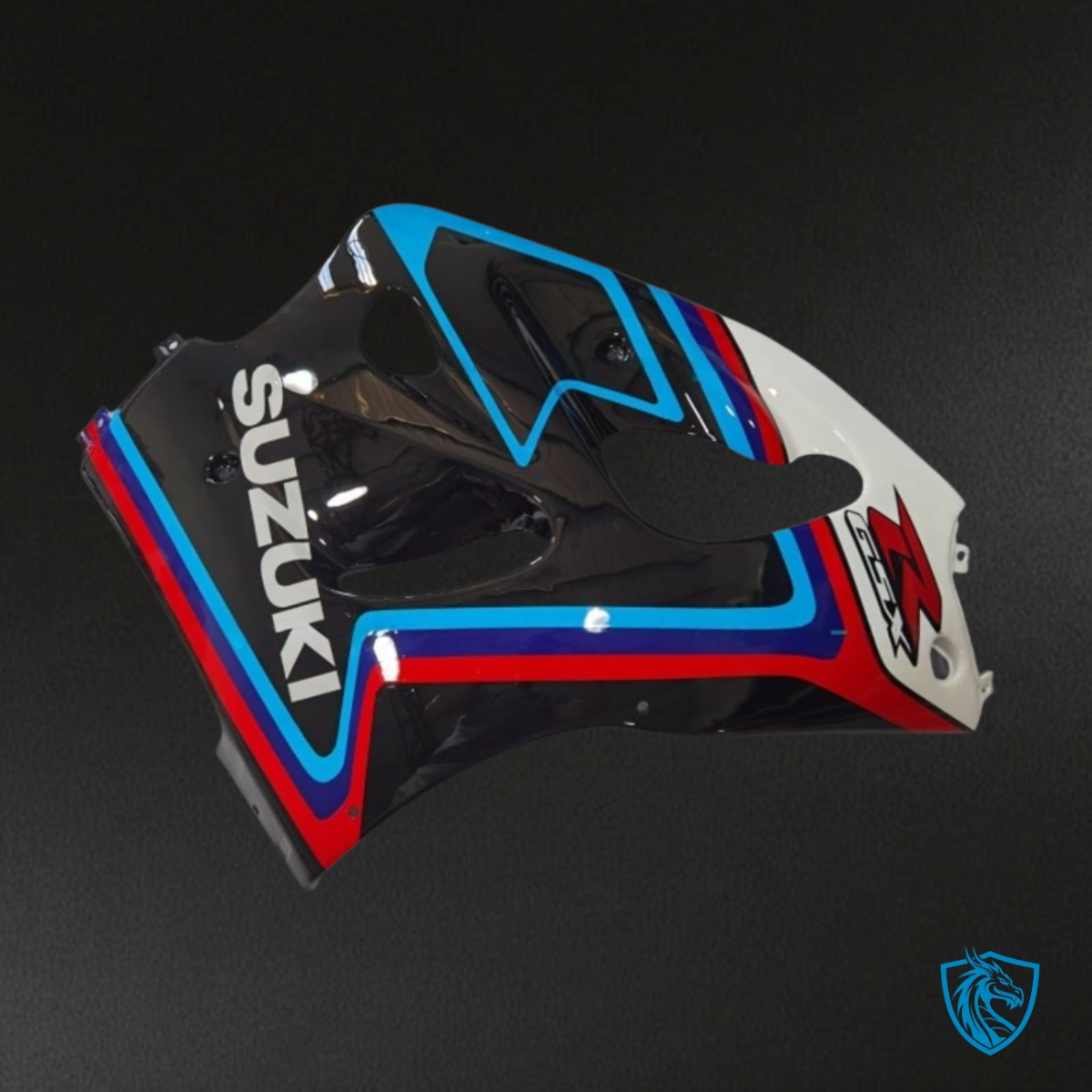 Suzuki GSXR600/750 (1997-2000) White, Blue & Black Fairing Kit - Aftermarket ABS Bodywork