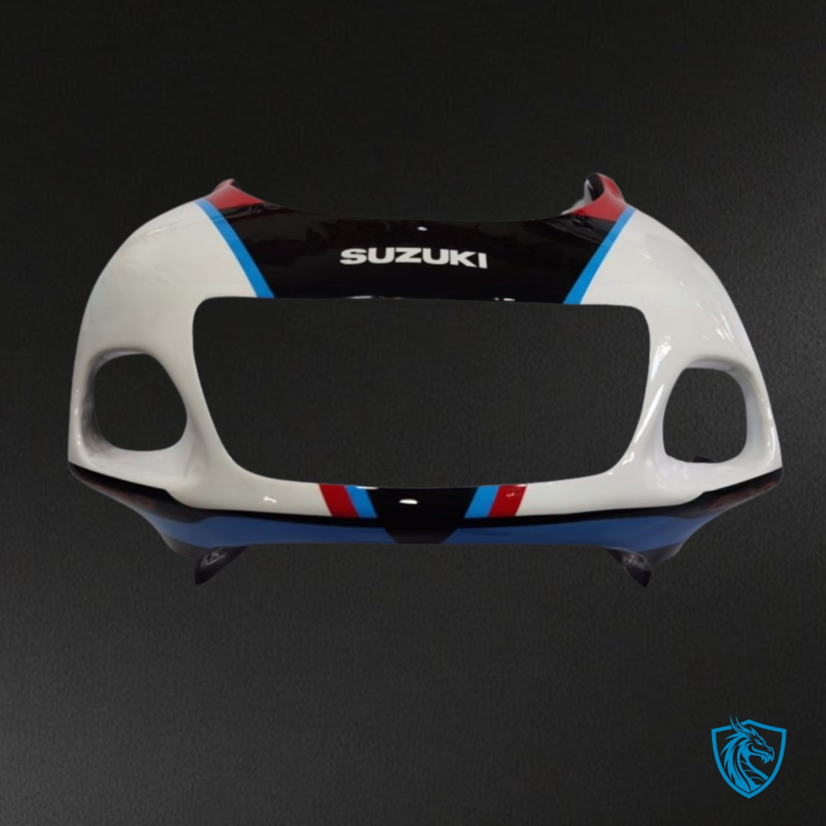 Suzuki GSXR600/750 (1997-2000) White, Blue & Black Fairing Kit - Aftermarket ABS Bodywork