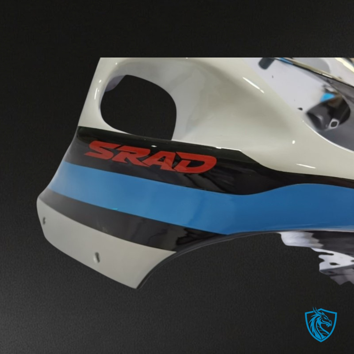 Suzuki GSXR600/750 (1997-2000) White, Blue & Black Fairing Kit - Aftermarket ABS Bodywork