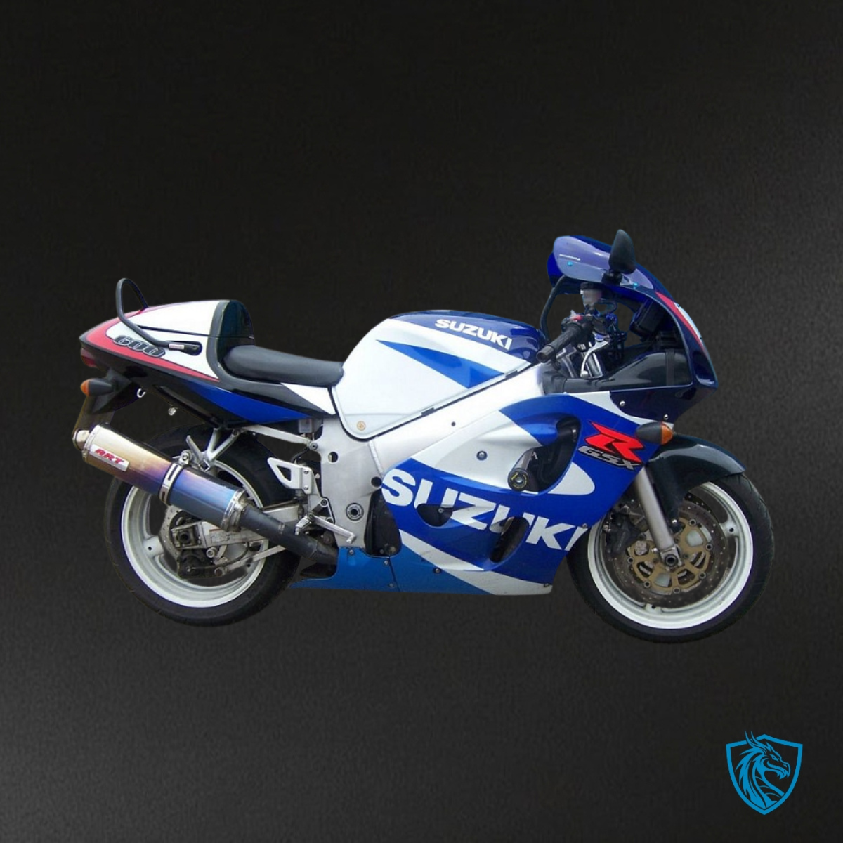 Suzuki GSXR600/750 (1997-2000) Blue & White Fairings Kit | ABS Bodywork