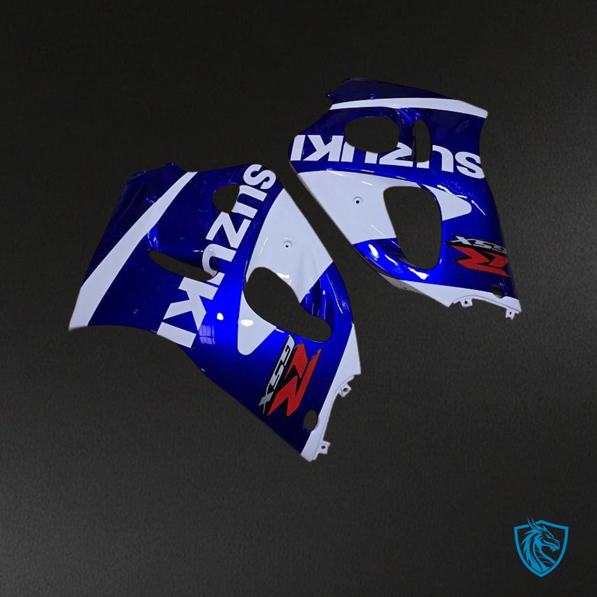 Suzuki GSXR600/750 (1997-2000) Blue & White Fairings Kit | ABS Bodywork