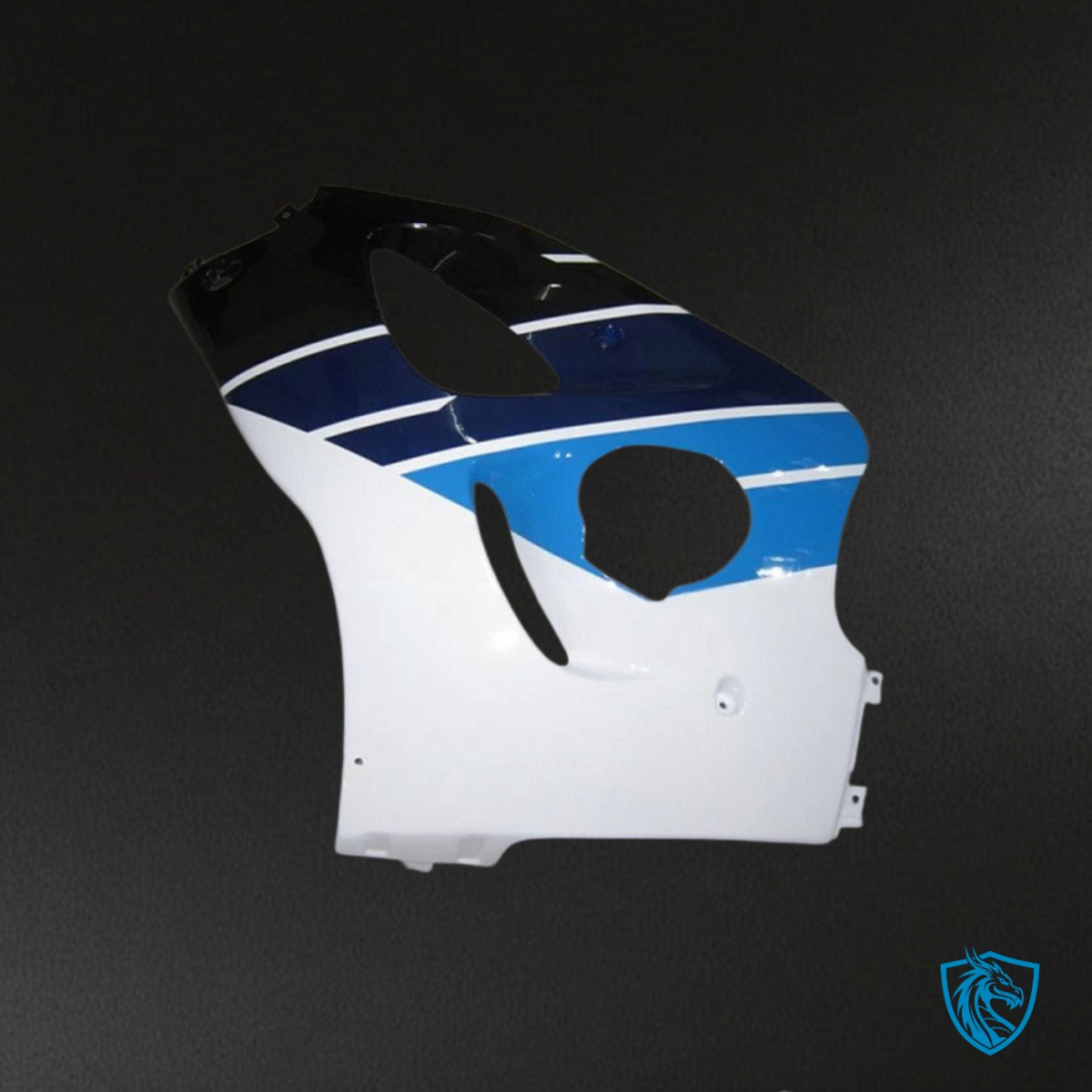 Suzuki GSXR600/750 (1997-2000) White & Blue Fairings Kit | ABS Bodywork