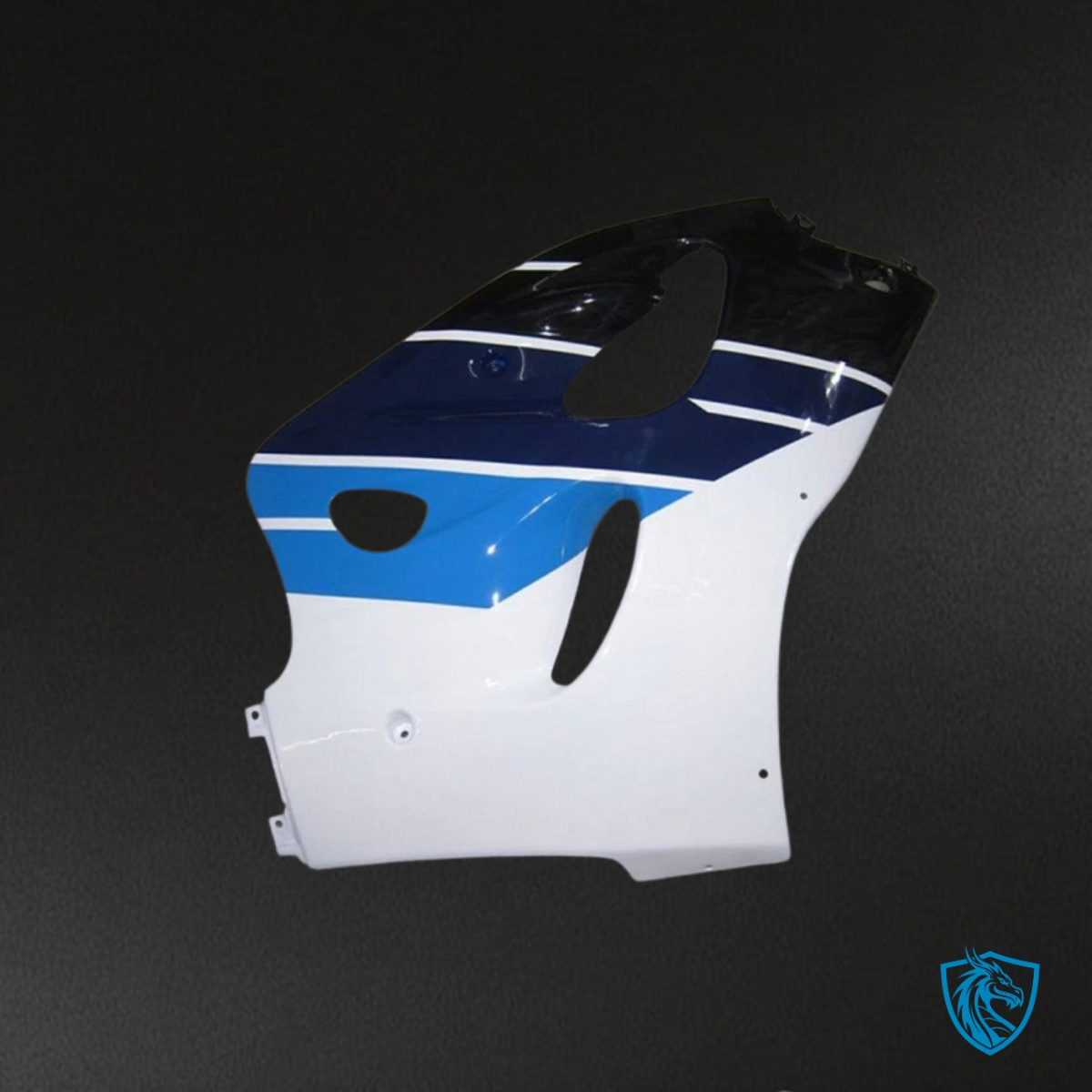 Suzuki GSXR600/750 (1997-2000) White & Blue Fairings Kit | ABS Bodywork