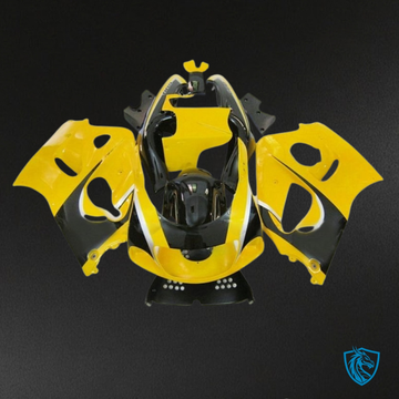 Suzuki GSXR600/750 (1997-2000) Yellow & Black - MERGEment Motorcycle Fairings Kit