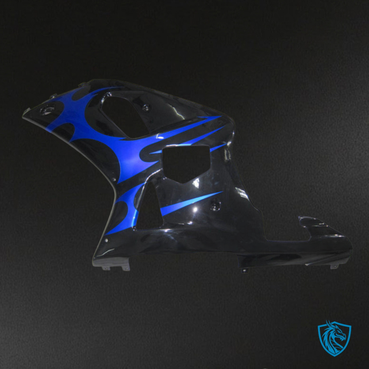 Suzuki GSXR600/750 (2001-2003) Black & Blue - MERGEment Motorcycle Fairings Kit