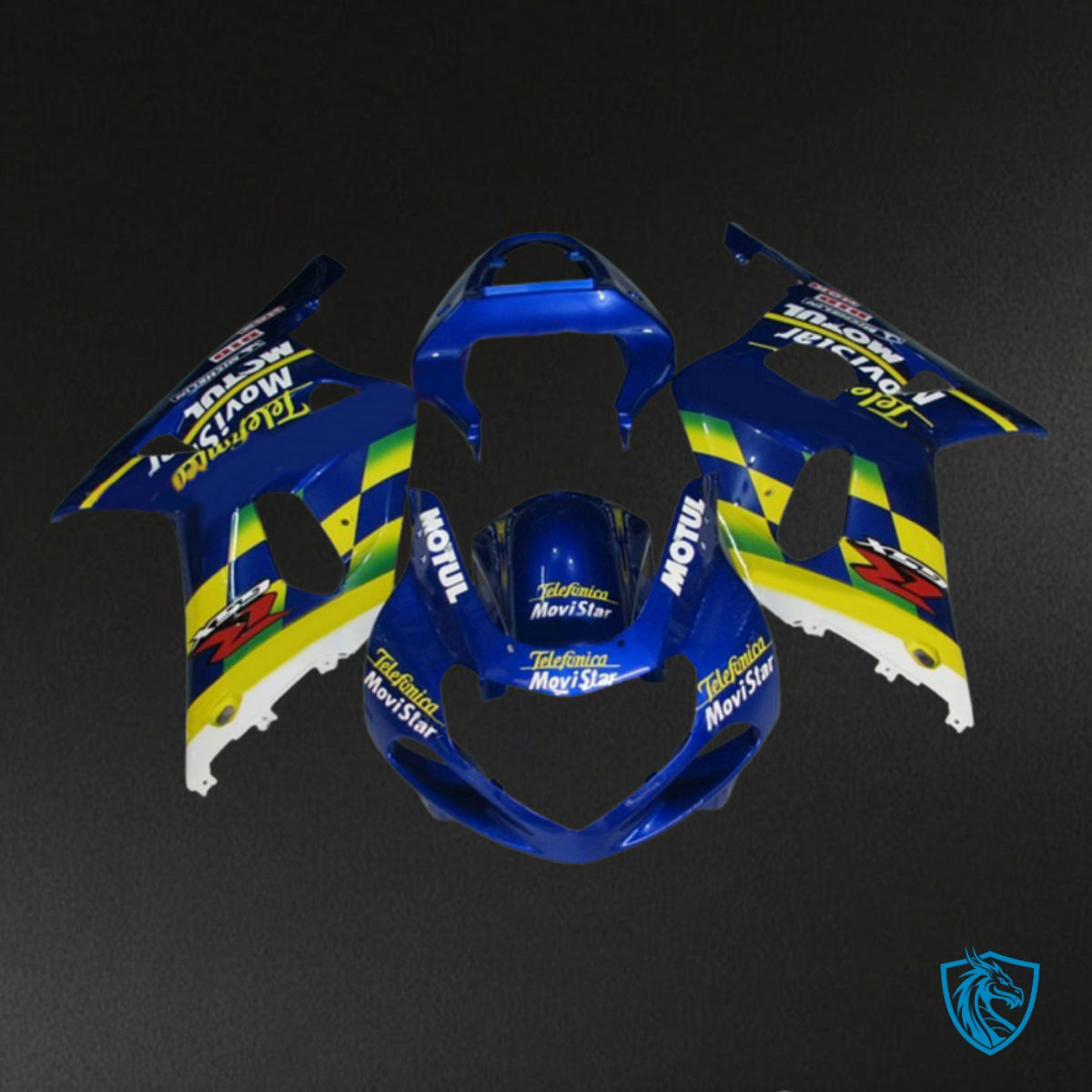 Suzuki GSXR600/750 (2001-2003) Blue ABS Bodywork - Fairings Kit
