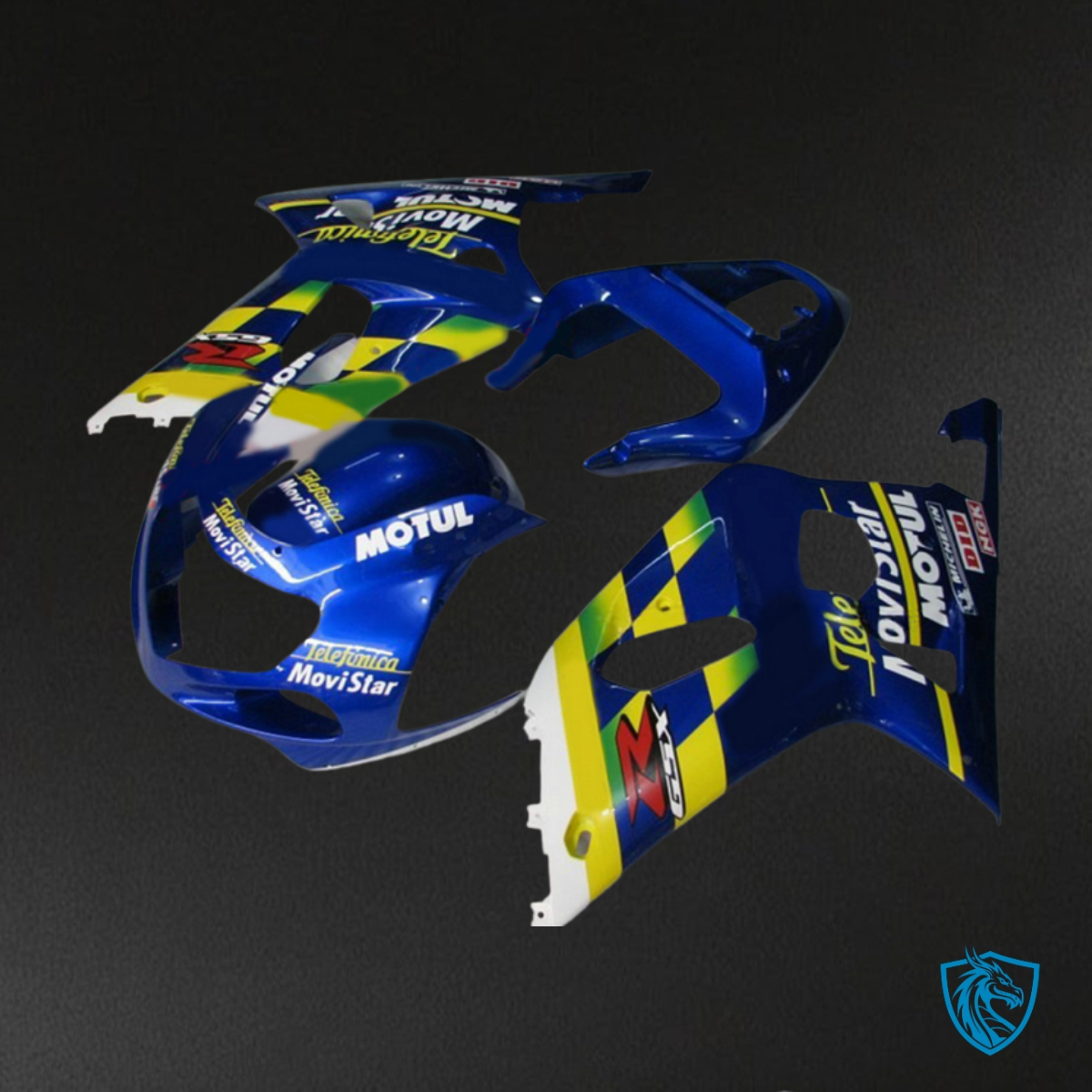 Suzuki GSXR600/750 (2001-2003) Blue Fairings Kit | ABS Bodywork