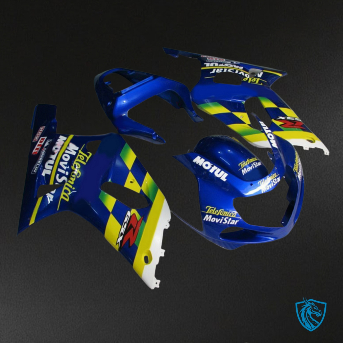 Suzuki GSXR600/750 (2001-2003) Blue Fairings Kit | ABS Bodywork