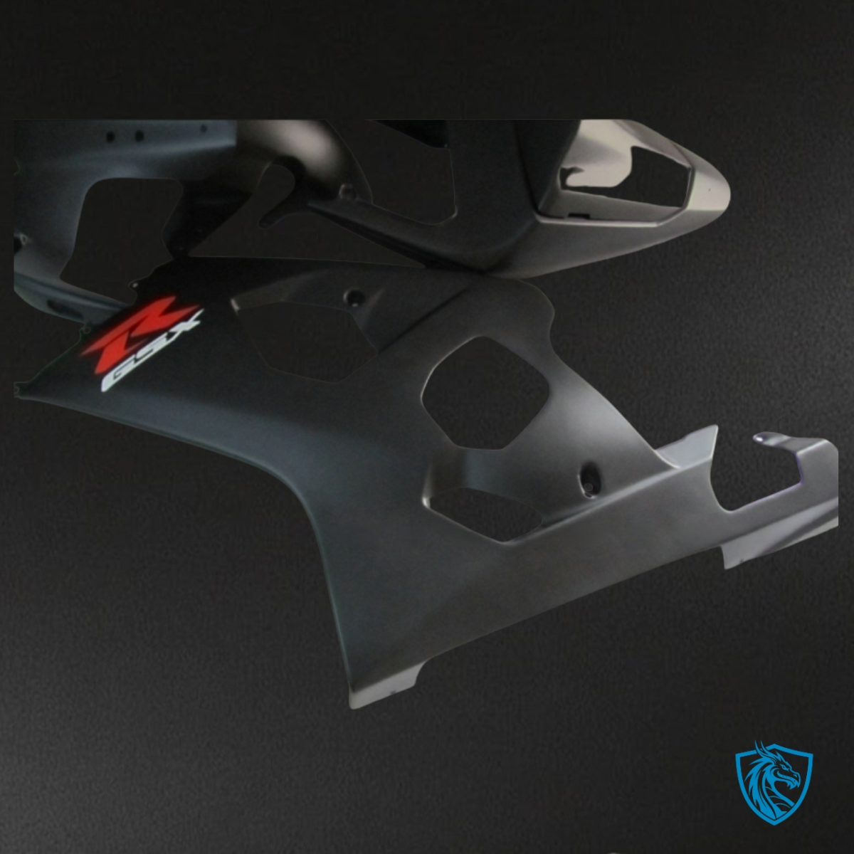 Suzuki GSXR600/750 (2001-2003) Matte Black - Custom ABS Fairing Kit