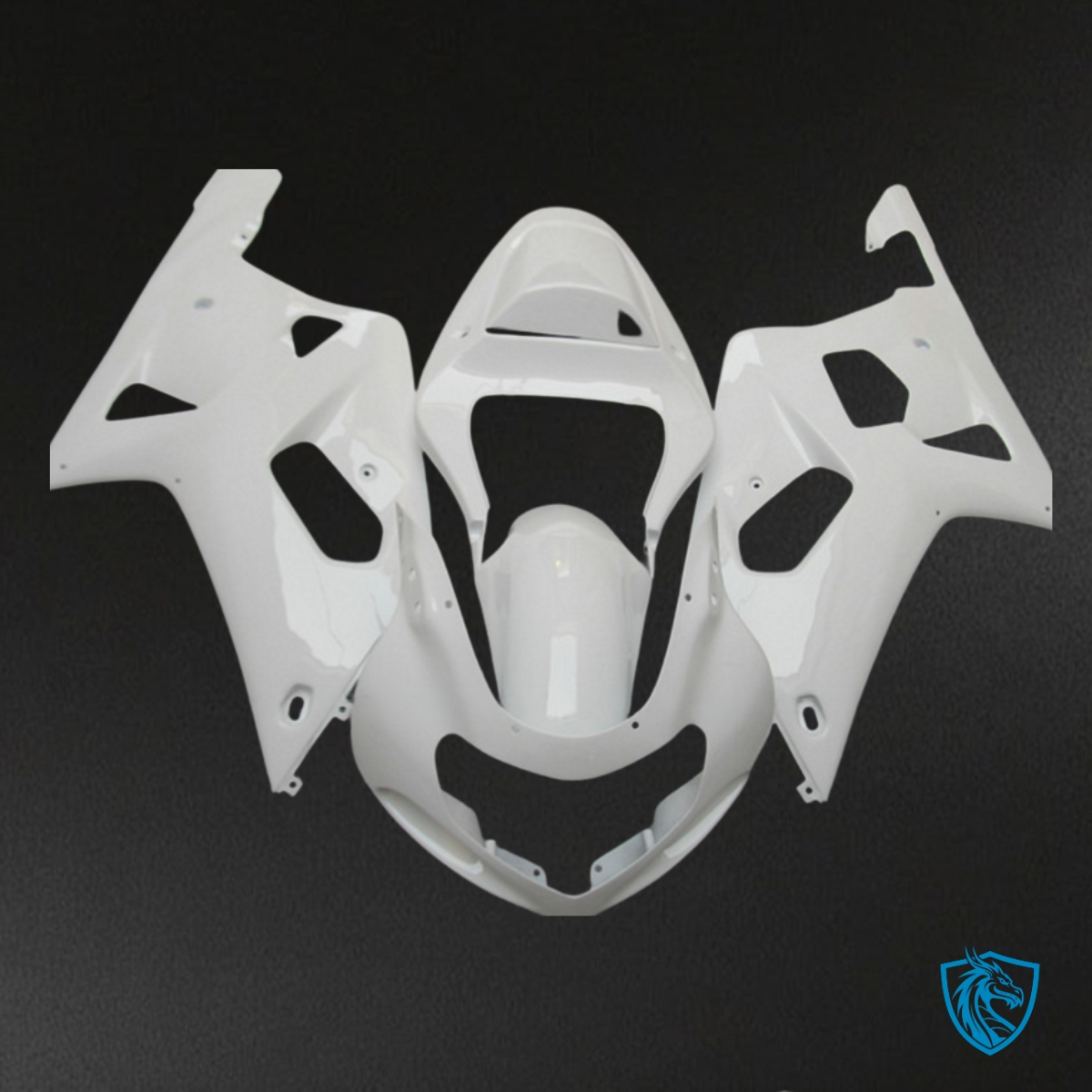 Suzuki GSXR600/750 (2001-2003) White - Custom ABS Fairing Kit