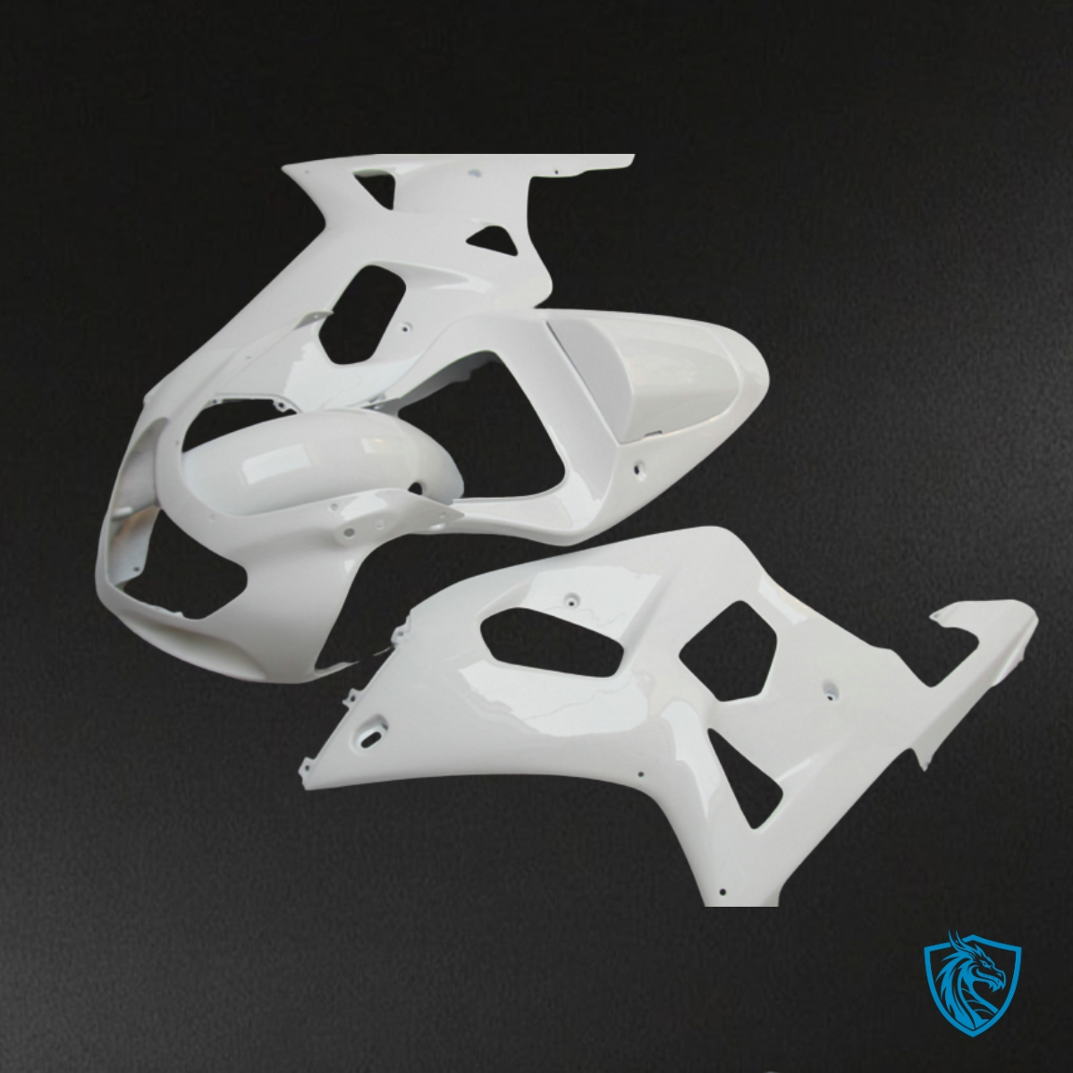 Suzuki GSXR600/750 (2001-2003) White - Custom ABS Fairing Kit