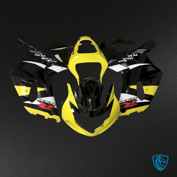 Suzuki GSXR600/750 (2001-2003) Yellow & Black - Custom ABS Fairing Kit