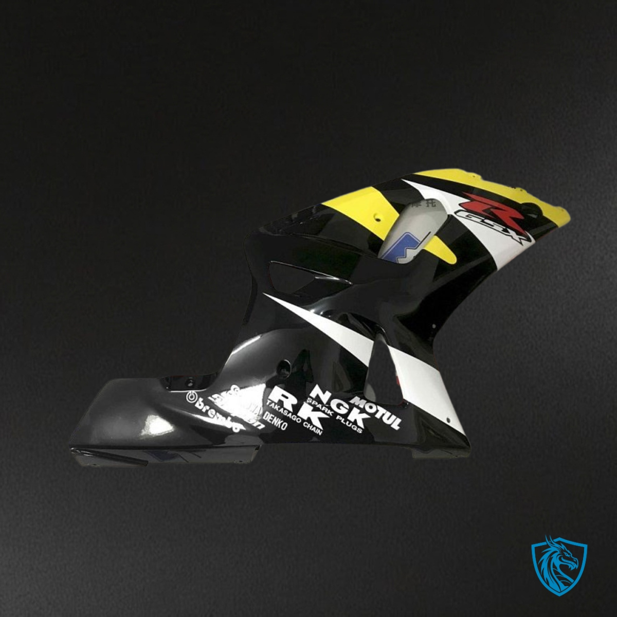Suzuki GSXR600/750 (2001-2003) Yellow & Black - Custom ABS Fairing Kit
