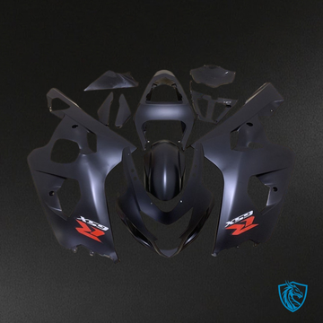 Suzuki GSXR600/750 (2004-2005) Black & Red Fairings Kit | ABS Bodywork