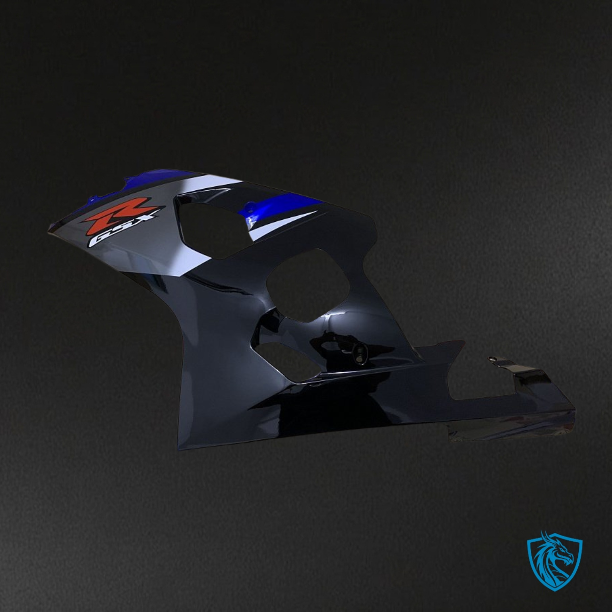 Suzuki GSXR600/750 (2004-2005) Blue & Black Fairing Kit - Aftermarket ABS Bodywork
