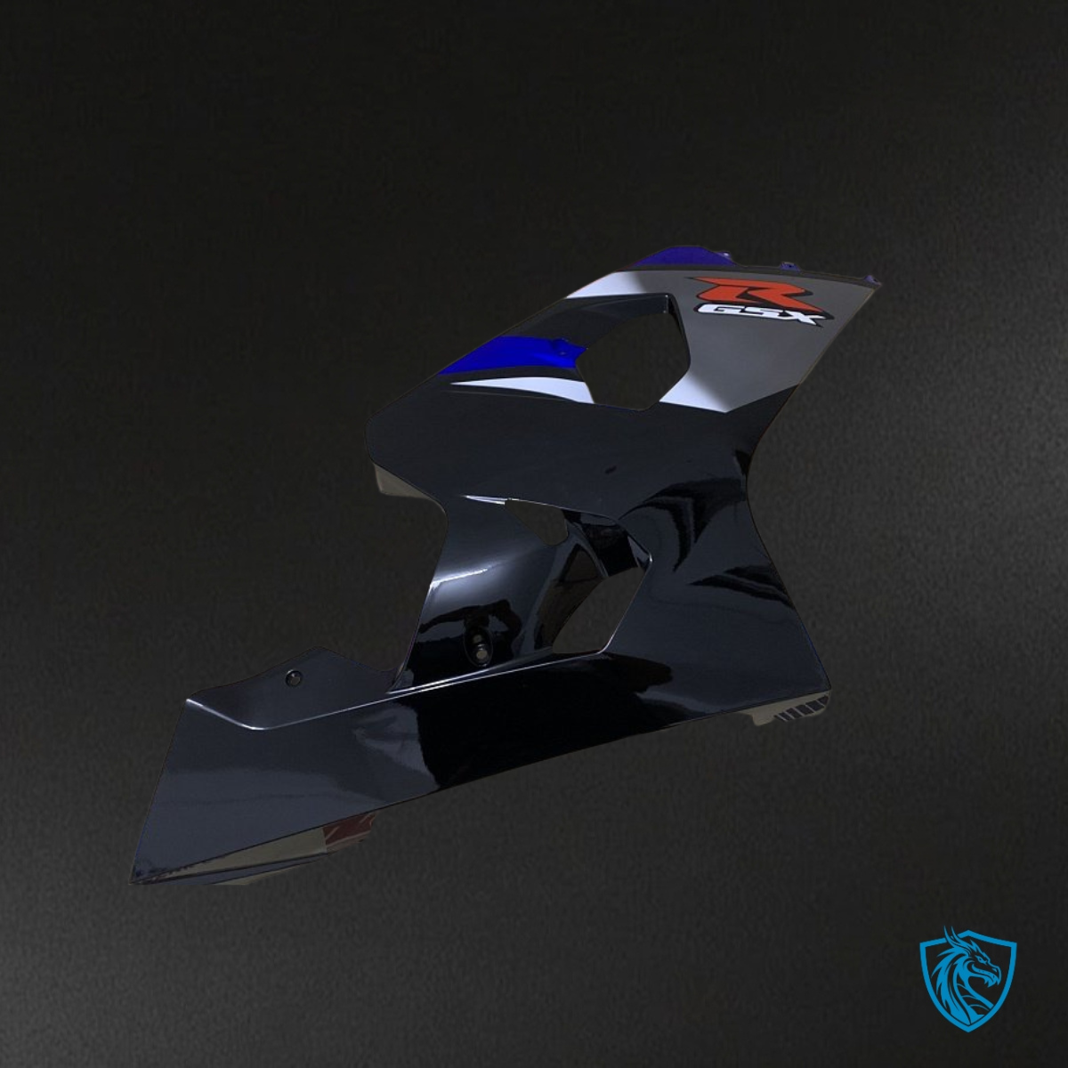 Suzuki GSXR600/750 (2004-2005) Blue & Black Fairing Kit - Aftermarket ABS Bodywork