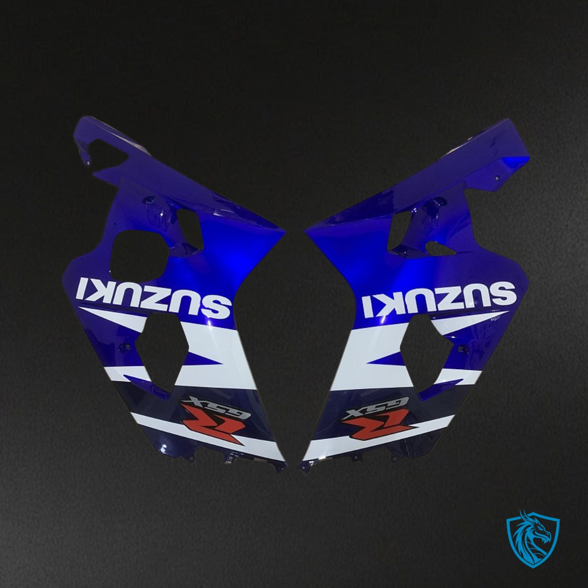 Suzuki GSXR600/750 (2004-2005) Blue & Black - MERGEment Motorcycle Fairings Kit