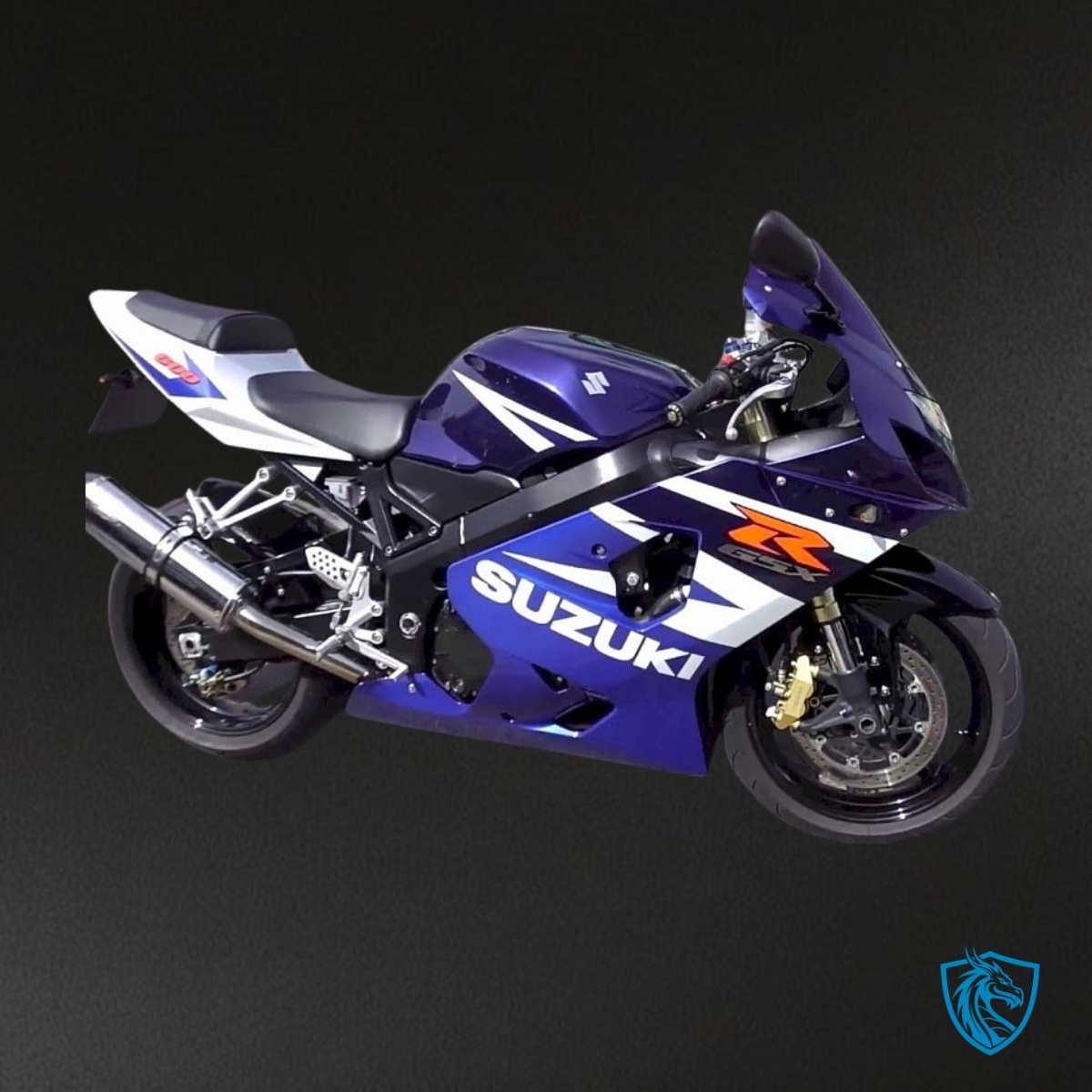 Suzuki GSXR600/750 (2004-2005) Blue & Black - MERGEment Motorcycle Fairings Kit