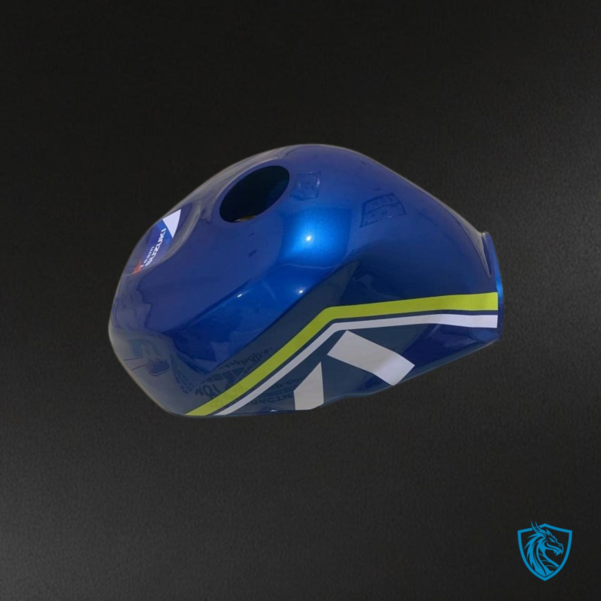 Suzuki GSXR600/750 (2004-2005) Blue & White - Custom ABS Fairing Kit