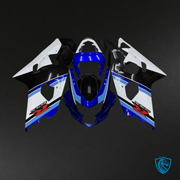 Blue, White & Black