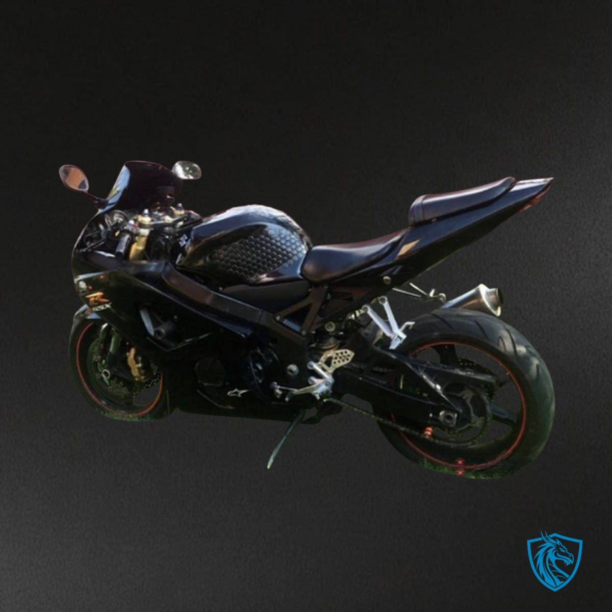 Suzuki GSXR600/750 (2004-2005) Gloss Black Fairing Kit - Aftermarket ABS Bodywork