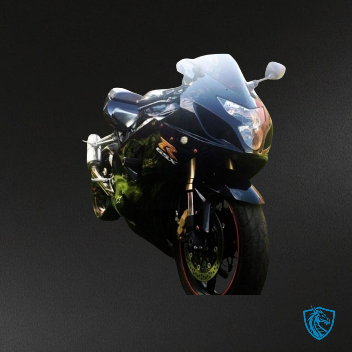Suzuki GSXR600/750 (2004-2005) Gloss Black Fairing Kit - Aftermarket ABS Bodywork